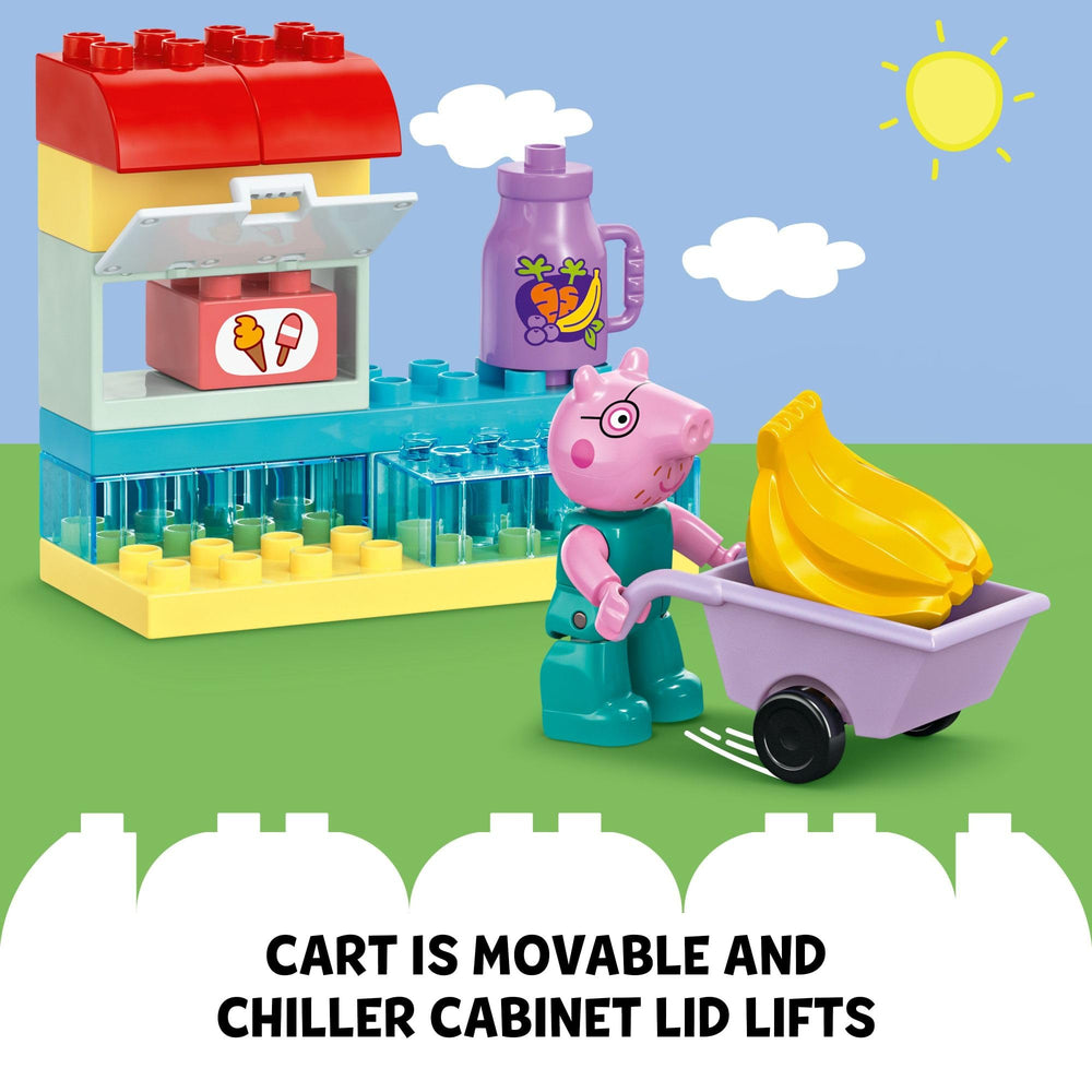 LEGO DUPLO Peppa Pig Supermarket freezer with opening door