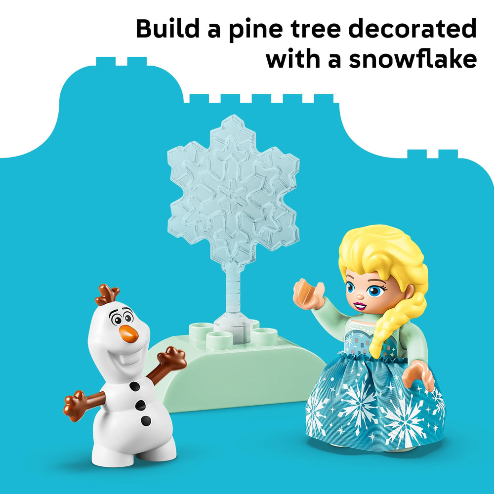 LEGO DUPLO toddler using bricks to build scenes and boost creativity