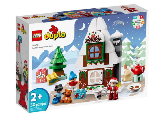 LEGO DUPLO Santa's Gingerbread House for imaginative festive play.