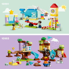 LEGO DUPLO Town 3in1 Building options showing three layouts for versatile playtime