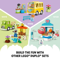LEGO DUPLO Vet Clinic building showing clinic play space