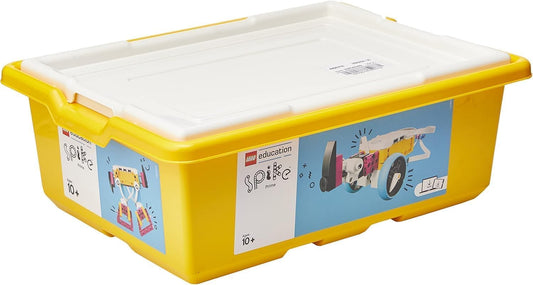 LEGO Education SPIKE Prime set assembly in classroom enables hands-on STEM learning.