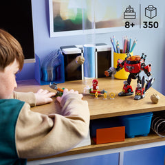LEGO Eggman mech spinning claw highlights dramatic launch features.