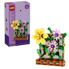 LEGO Flower Trellis Display 40683 front view with vibrant blooms for bright spring decor