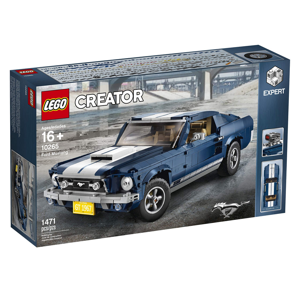 LEGO Ford Mustang GT rear axle adjustment for a mean stance.