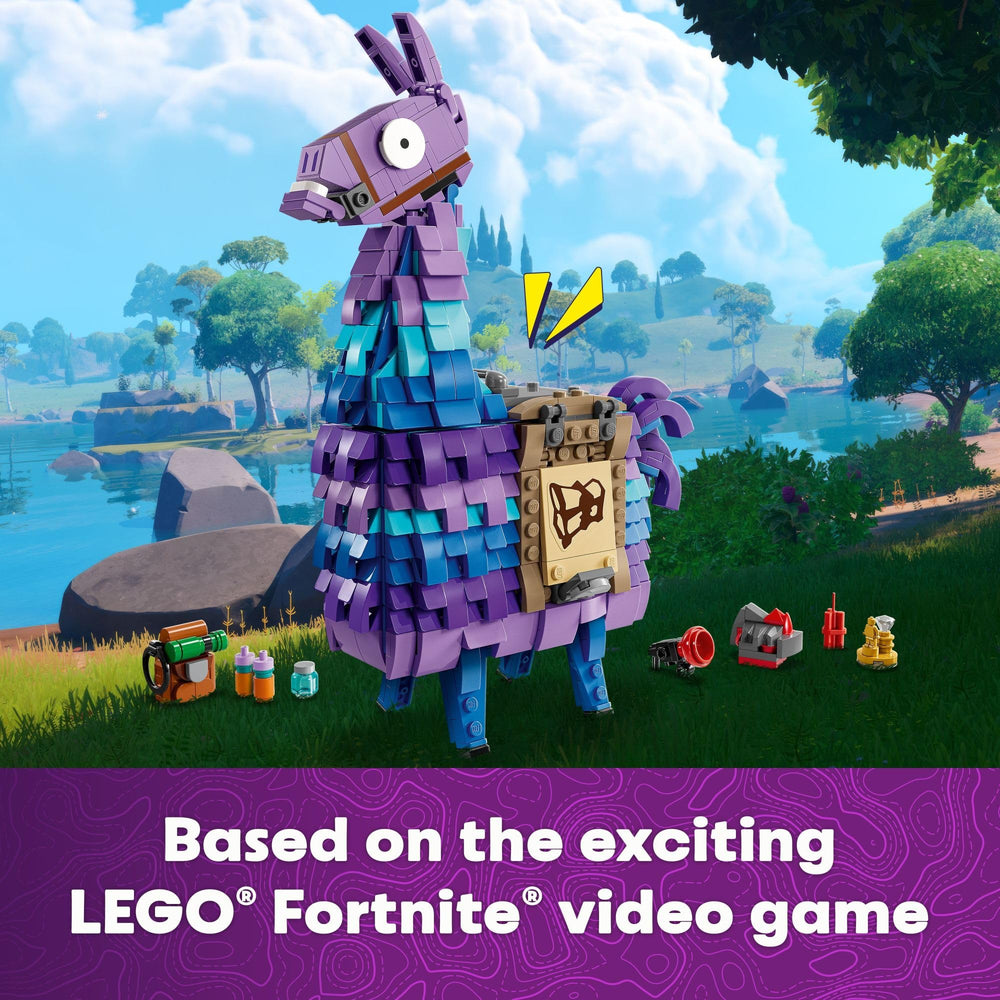 LEGO Fortnite Supply Llama saddle and gear set of authentic details