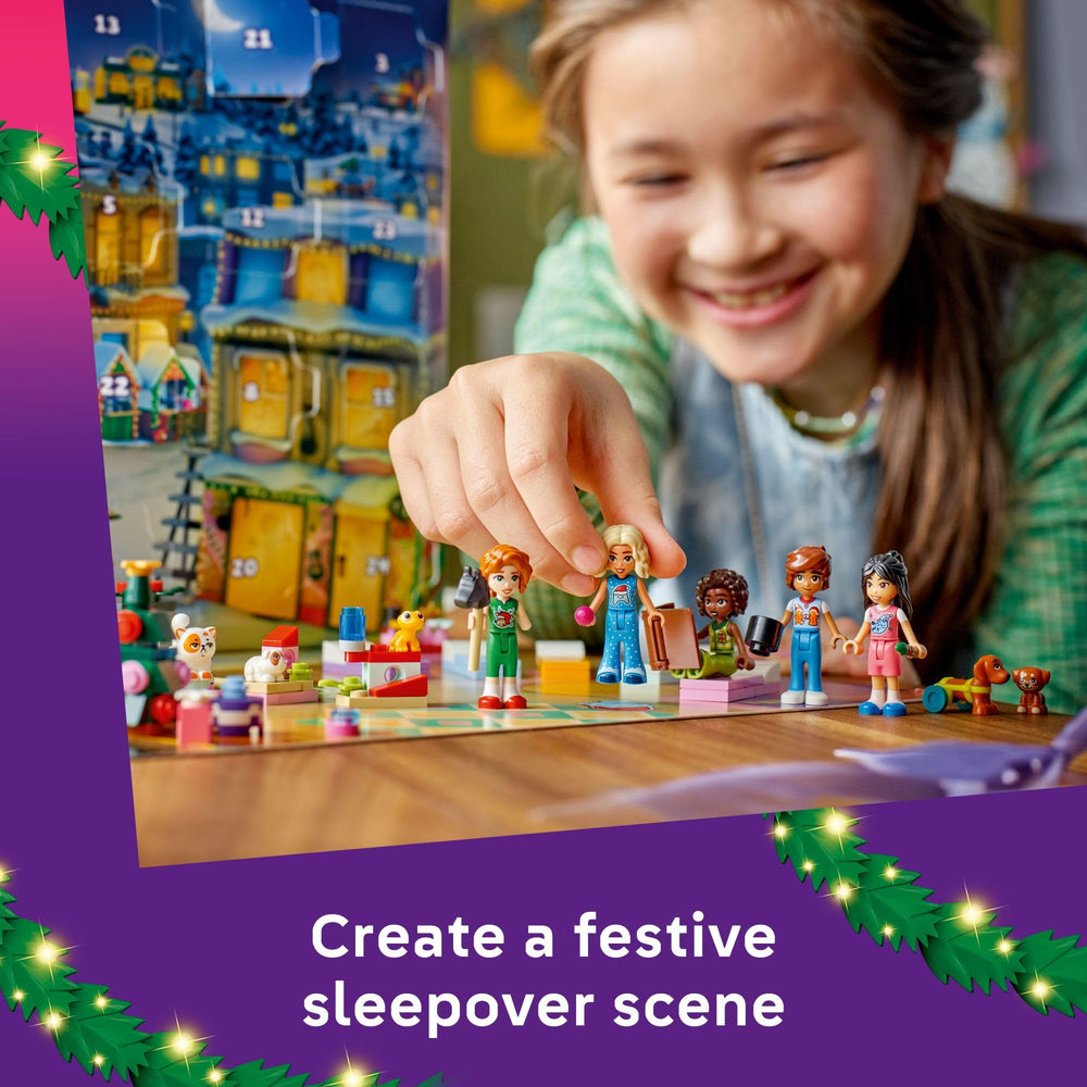 LEGO Friends Advent Calendar 2025 pets and accessories image highlights animal friends for daily pretend adventures.