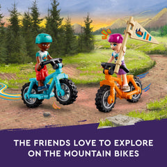 LEGO Friends Campfire set with mugs and marshmallows fuels cozy fireside tales.