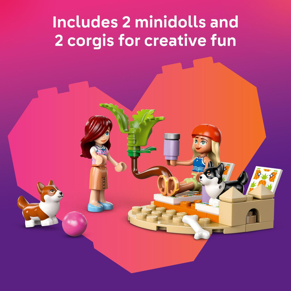 LEGO Friends beach accessories like lounge chairs and pail boost seaside play ideas