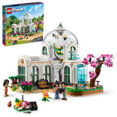 LEGO Friends Botanical Garden greenhouse dome with rotating butterflies for display.