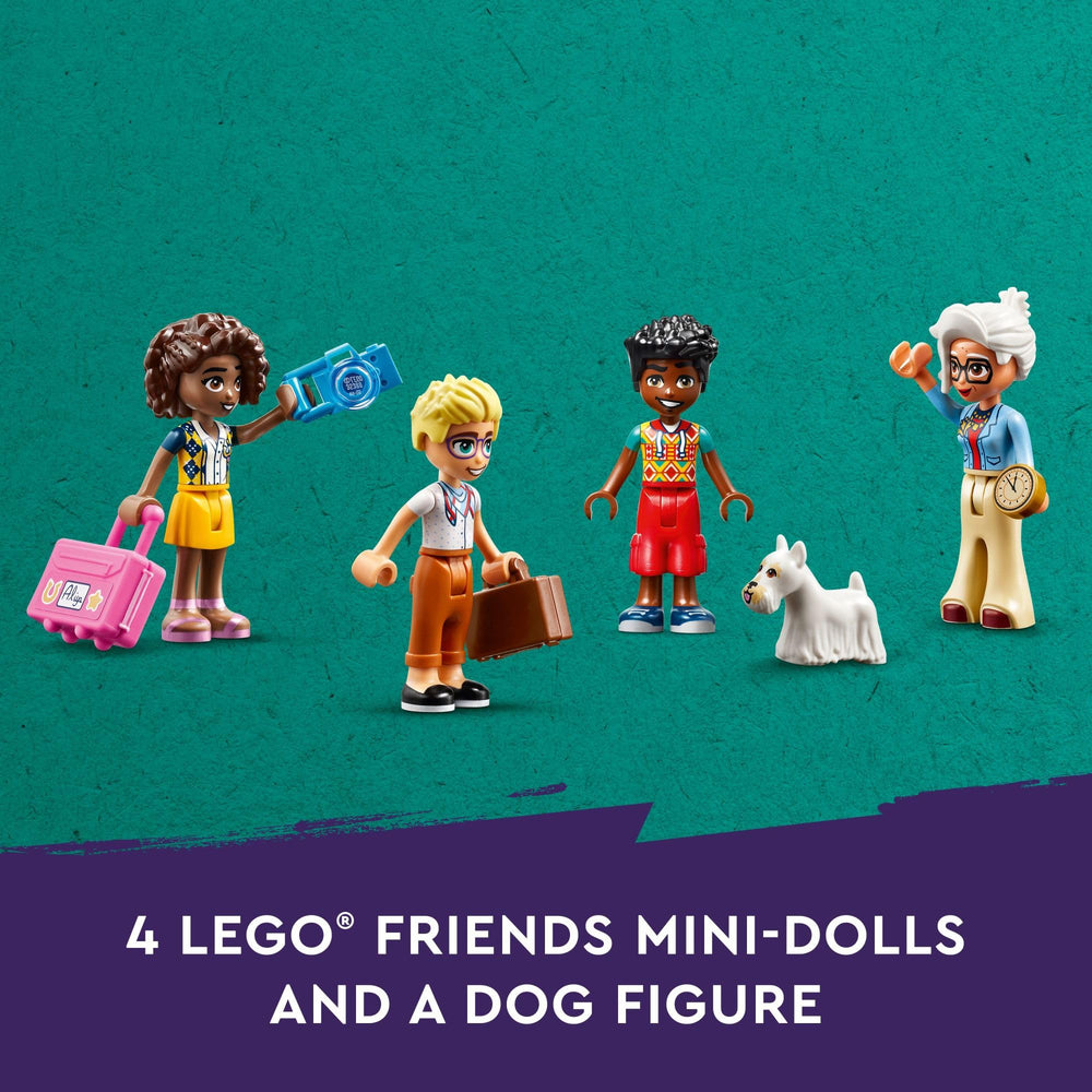 LEGO Friends Castle Bed and Breakfast master suite provides a luxurious play area for guests.