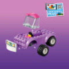 LEGO Friends digital building instructions app saves progress for later sessions.