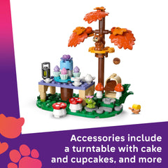 LEGO Friends rotating turntable detail showing serving feature for interactive fun