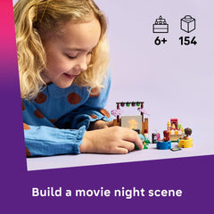LEGO Friends movie slides fit the projector for storytelling scenes.