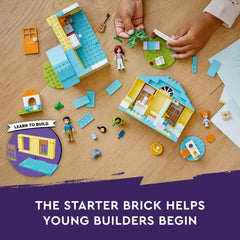 LEGO Friends Paisley’s House garden with outdoor table supports creative interactions.