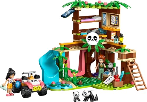 LEGO Friends Panda Sanctuary off-road vehicle fuels pretend adventures.