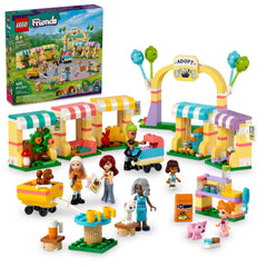 LEGO Friends Pet Adoption Day trailer for mobile pet transport and storytelling play.
