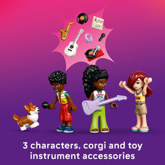 LEGO Friends record player and synthesizer for music-themed role-play