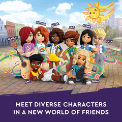 LEGO Friends rescue play scene showcases mobile shelter adventures