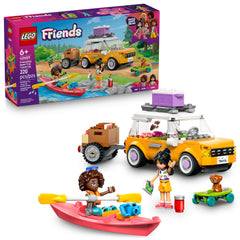 LEGO Friends Road-Trip Car front view for on-the-go storytelling with Liann, Aliya, and Aira.