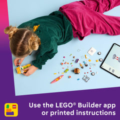 LEGO Friends Road-Trip Car packaging for ages 6 and up.