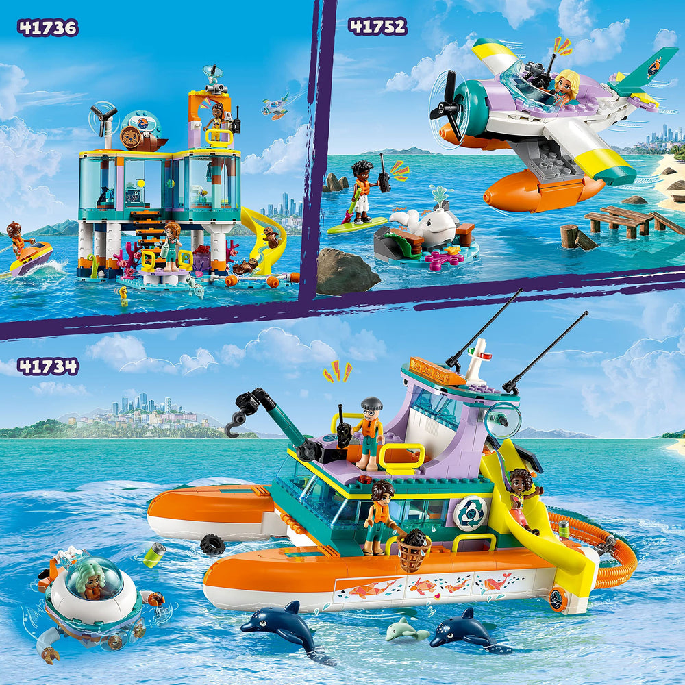 LEGO Friends Sea Rescue Boat lab accessories for creative experiments