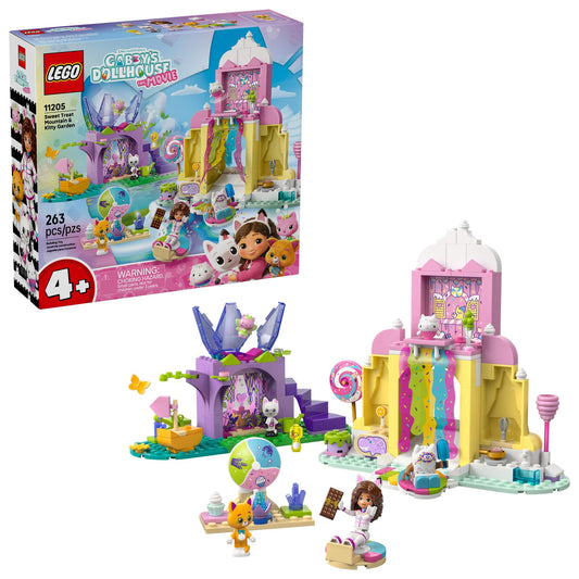 LEGO Gabby's Dollhouse Sweet Treat Mountain shows a candy waterfall fueling imaginative storytelling.