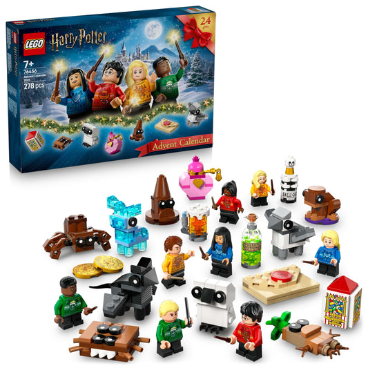 LEGO Harry Potter Advent Calendar 2025 front box for festive countdown play.