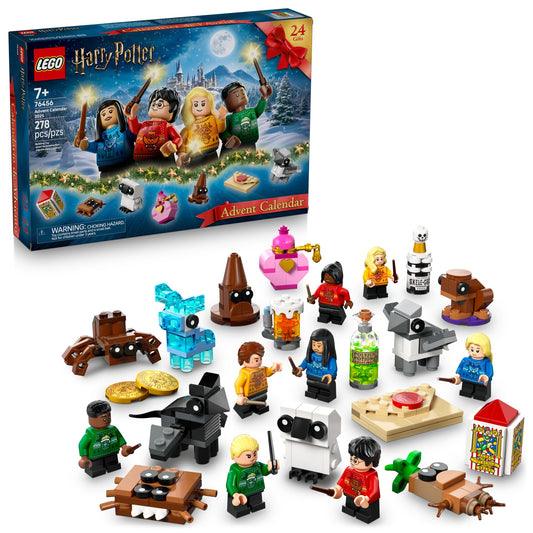 LEGO Harry Potter Advent Calendar 2025 minifigures array for imaginative holiday play