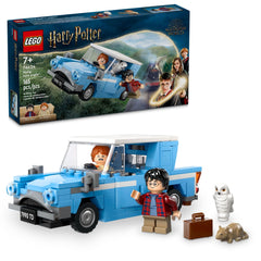 LEGO Harry Potter Flying Ford Anglia car with opening doors for easy minifigure access.