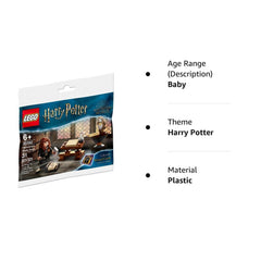 LEGO Harry Potter Hermione's Study Desk display-ready scene for fans and collectors.