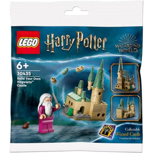 LEGO Harry Potter Hogwarts Castle polybag cover art for imaginative play and display