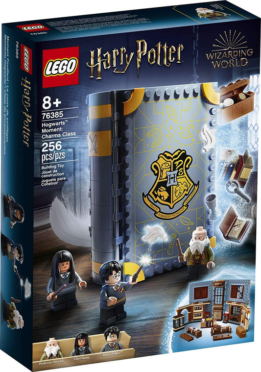 LEGO Harry Potter Hogwarts Moment Charms Class cover open for immersive spell practice.
