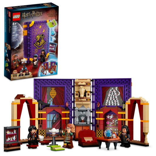 LEGO Harry Potter Hogwarts Moment Divination Class cover opens for portable play