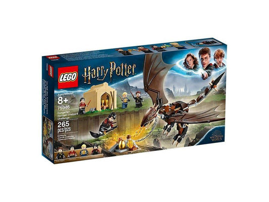 LEGO Harry Potter Hungarian Horntail dragon with wings open for dramatic action play