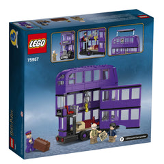 LEGO Knight Bus removable roof shows upper deck and play space.