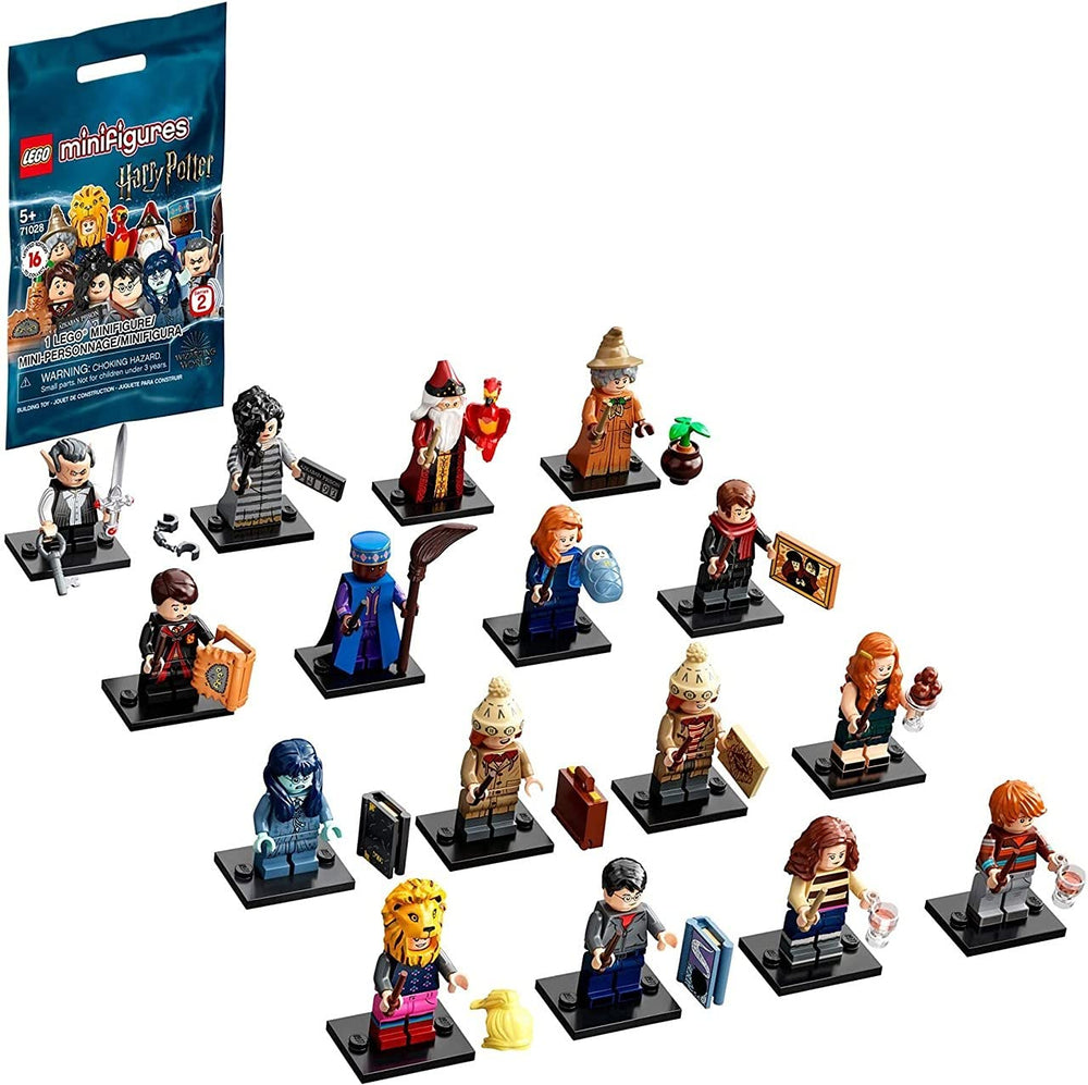 LEGO Harry Potter Series 2 minifigures display leaflet included for collecting guides.