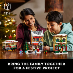 LEGO Holiday Main Street toy store with gifts, sparking holiday imagination