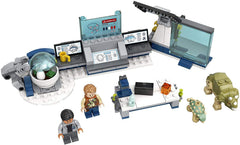 LEGO Jurassic World Dr Wu's Lab adjustable robot arm enables dynamic setups