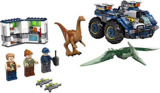 LEGO Jurassic World Gallimimus and Pteranodon Breakout front view for imaginative play scenarios.