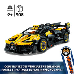 LEGO Le Bolide Bugatti 3d-model view supports careful planning