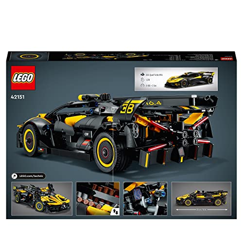 LEGO Le Bolide Bugatti 905-piece kit supports hands-on learning
