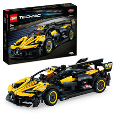 LEGO Le Bolide Bugatti engine detail shows a working W16-inspired mechanism for engineering exploration