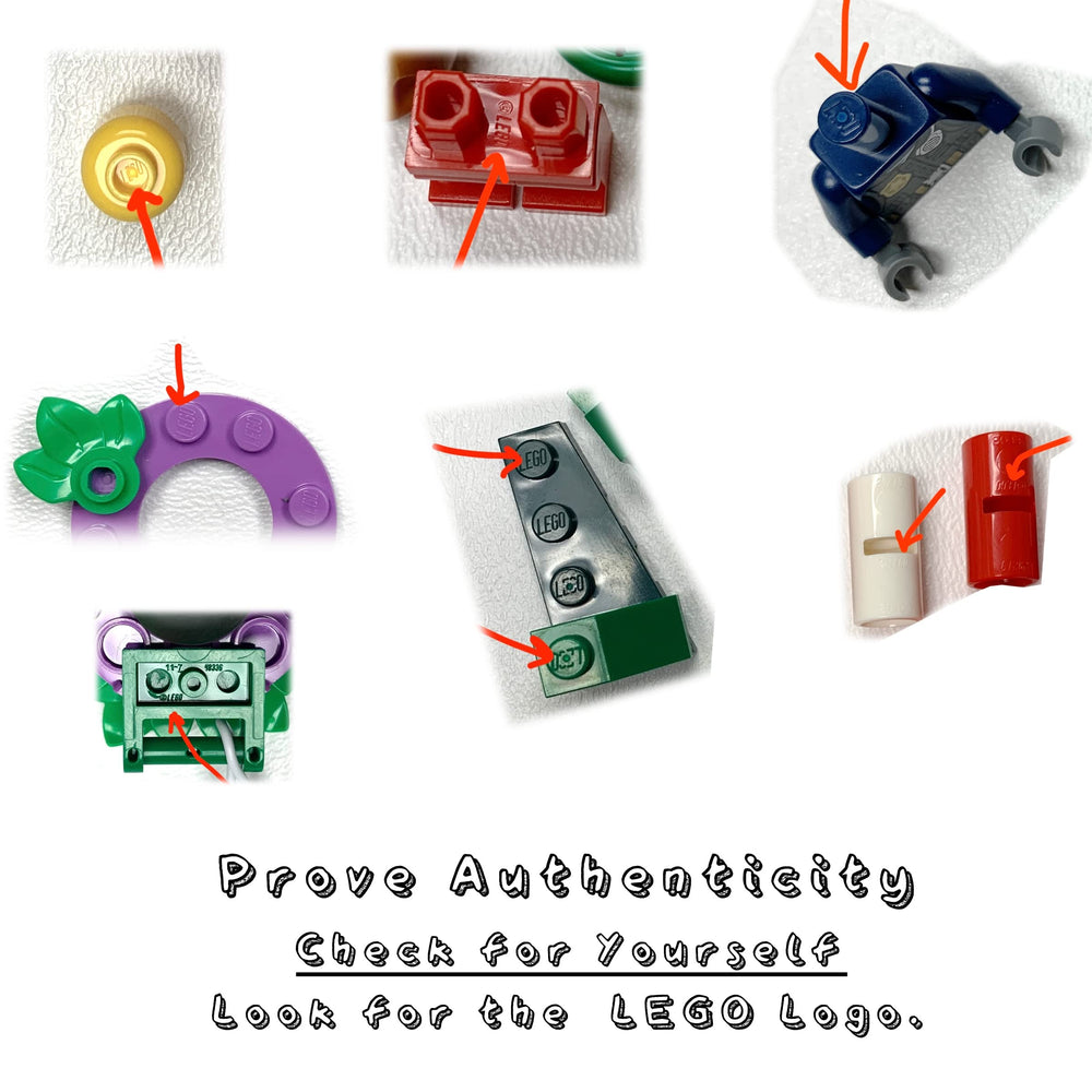 LEGO loose pieces package allows easy, unboxed building sessions.