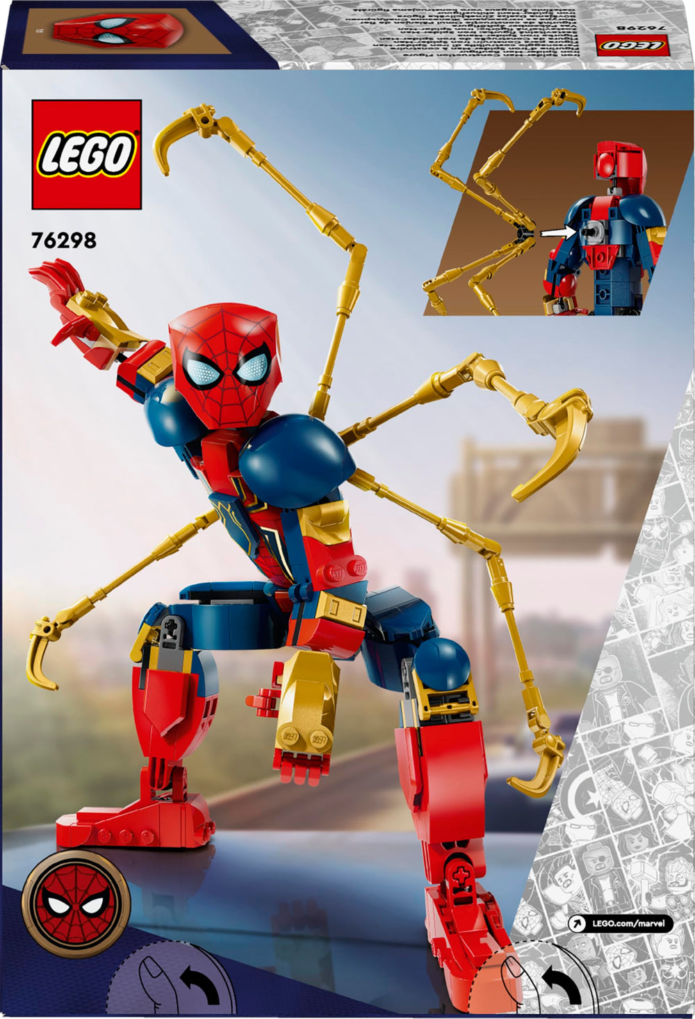 LEGO Marvel Spider-Man building set 76298 for fans to expand collections.