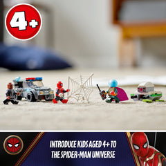 LEGO Marvel Spider-Man vs. Mysterio’s Drone Attack 76184 SUV ready for action-packed adventures