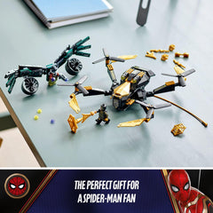 LEGO Marvel Spider-Man’s Drone Duel Spider-Man minifigure ready for skyward chases