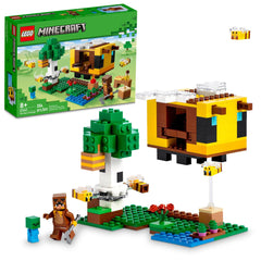 LEGO Minecraft Bee Cottage house inspires creative outdoor and indoor play.