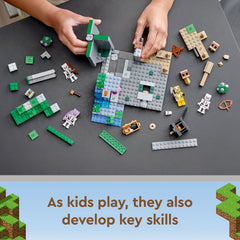 LEGO Minecraft cave explorer minifigure invites kids into adventurous quests