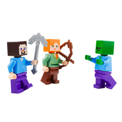 Mini figures measure 1.7 inches tall for compact play and display